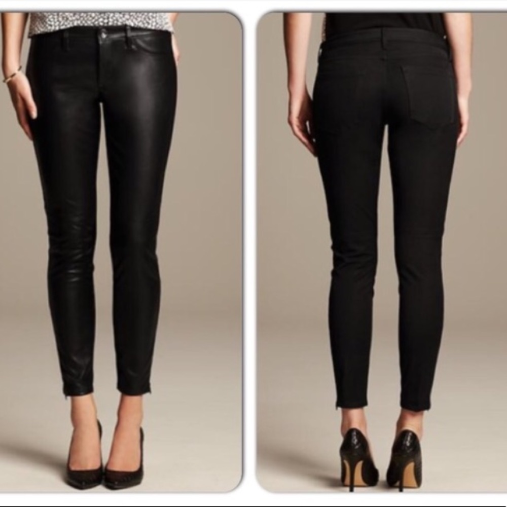 Banana Republic Sloan Faux Leather Pants